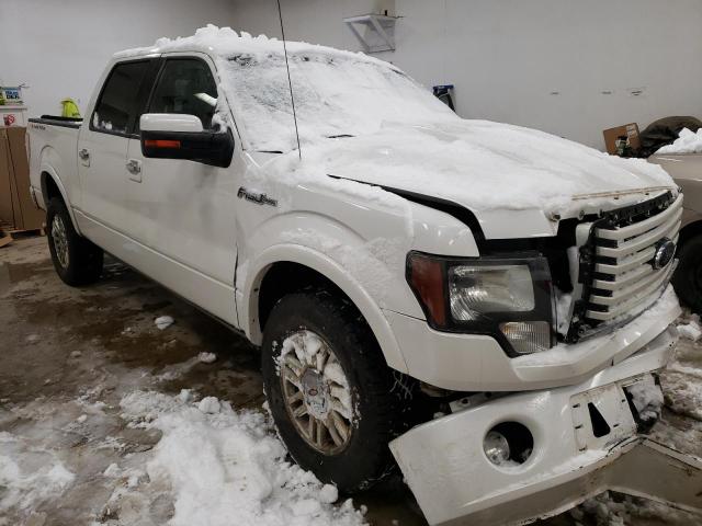 1FTFW1E60BFB73027 - 2011 FORD F150 SUPERCREW WHITE photo 4