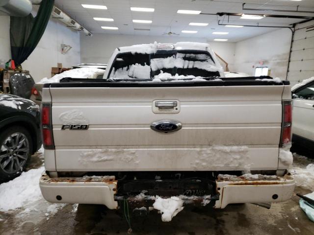 1FTFW1E60BFB73027 - 2011 FORD F150 SUPERCREW WHITE photo 6