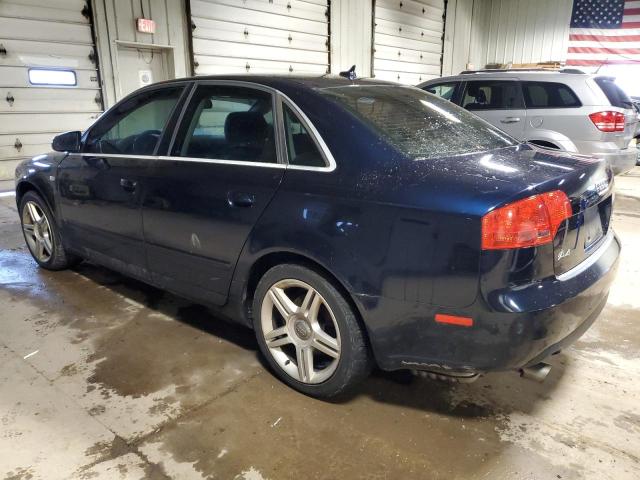 WAUDF78E27A112776 - 2007 AUDI A4 2.0T QUATTRO BLUE photo 2