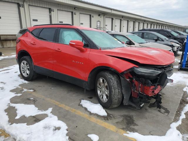 3GNKBCRS3LS604672 - 2020 CHEVROLET BLAZER 2LT RED photo 4