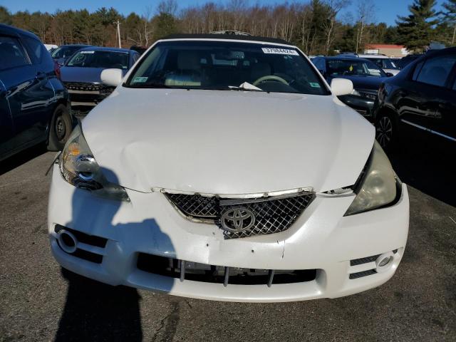 4T1FA38P67U126324 - 2007 TOYOTA SOLARA SE WHITE photo 5