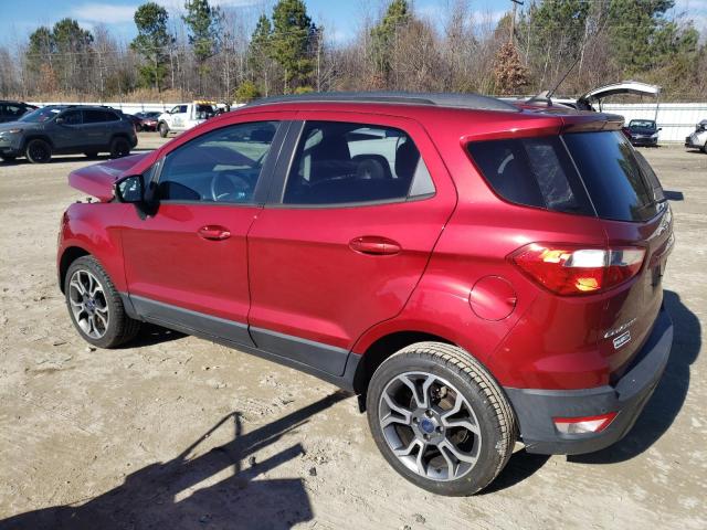 MAJ3P1TE9JC232382 - 2018 FORD ECOSPORT SE RED photo 2