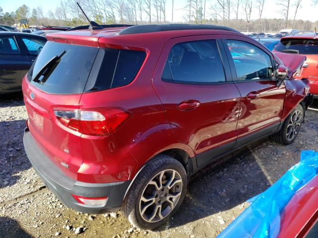 MAJ3P1TE9JC232382 - 2018 FORD ECOSPORT SE RED photo 3