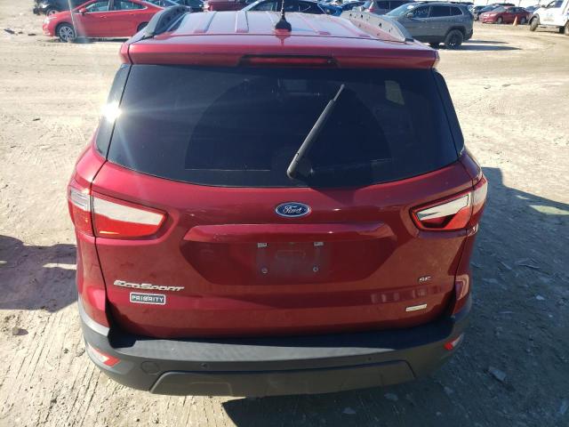 MAJ3P1TE9JC232382 - 2018 FORD ECOSPORT SE RED photo 6