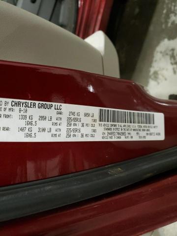 2A4RR5D17AR429053 - 2010 CHRYSLER TOWN & COU TOURING 红色 照片 13