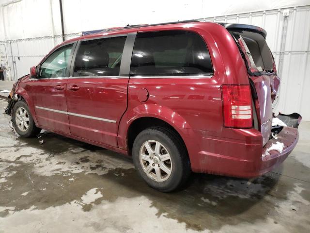 2A4RR5D17AR429053 - 2010 CHRYSLER TOWN & COU TOURING RED photo 2