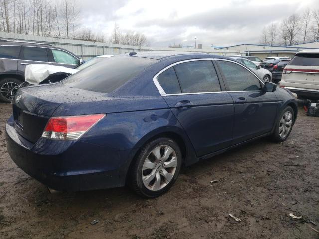 1HGCP2F89AA011058 - 2010 HONDA ACCORD EXL BLUE photo 3