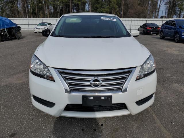 3N1AB7AP6EY290716 - 2014 NISSAN SENTRA S WHITE photo 5