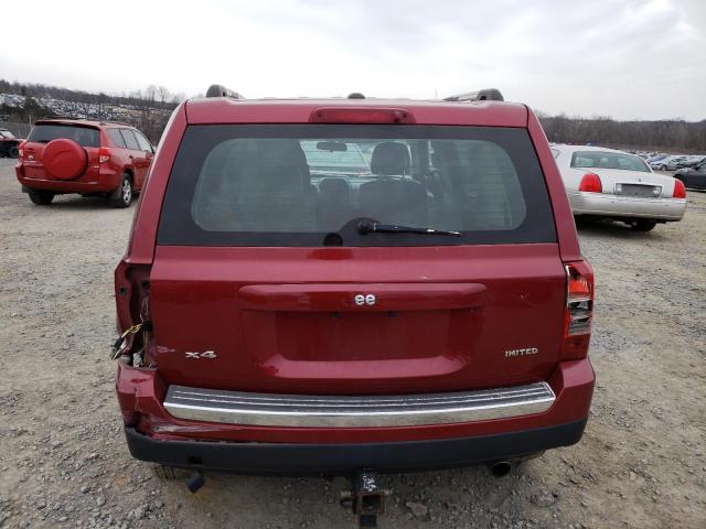 1C4NJRCB1ED569959 - 2014 JEEP PATRIOT LIMITED RED photo 6