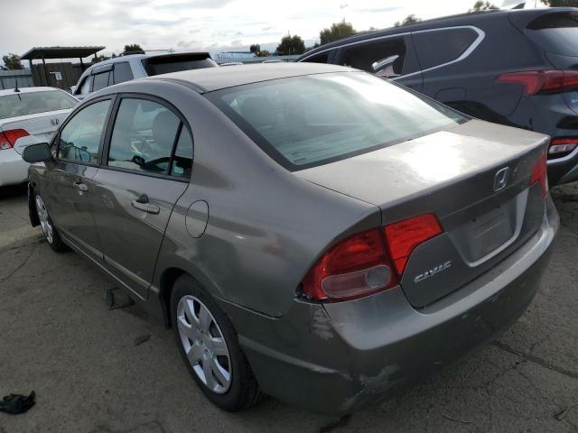 1HGFA16596L142503 - 2006 HONDA CIVIC LX BROWN photo 2