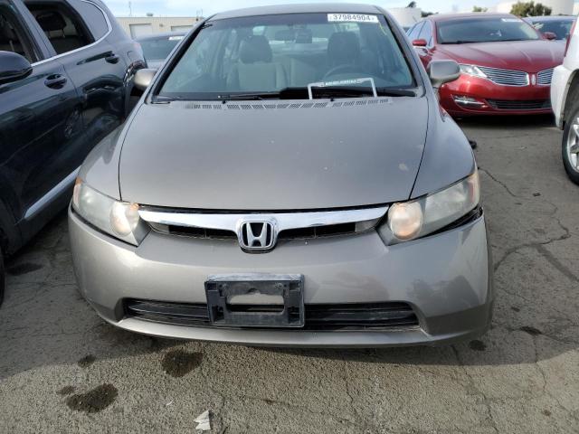 1HGFA16596L142503 - 2006 HONDA CIVIC LX BROWN photo 5