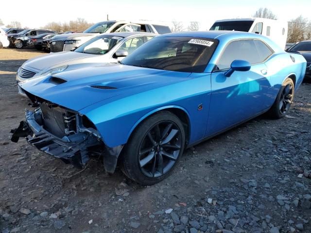2C3CDZFJ5KH521899 - 2019 DODGE CHALLENGER R/T SCAT PACK BLUE photo 1