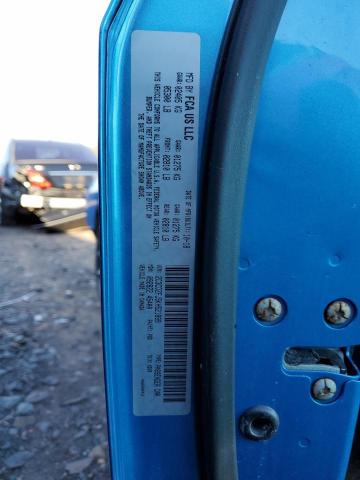 2C3CDZFJ5KH521899 - 2019 DODGE CHALLENGER R/T SCAT PACK BLUE photo 12