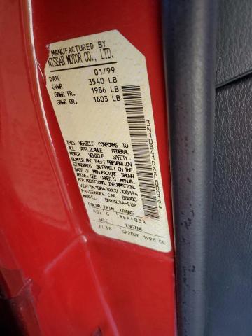 3N1BB41DXXL000194 - 1999 NISSAN SENTRA SE RED photo 12