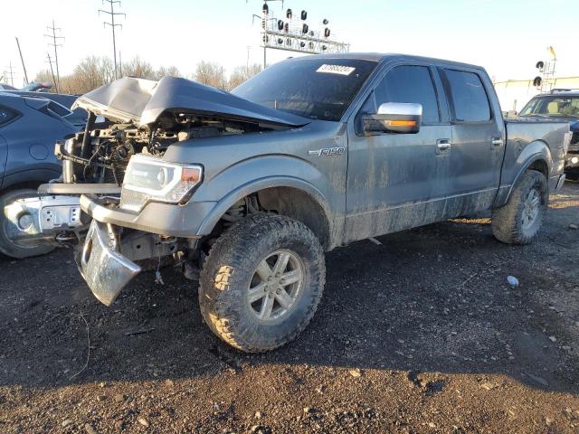 1FTFW1EF8DKD47548 - 2013 FORD F150 SUPERCREW GRAY photo 1