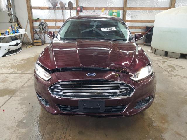 3FA6P0PU2DR319779 - 2013 FORD FUSION SE PHEV MAROON photo 5