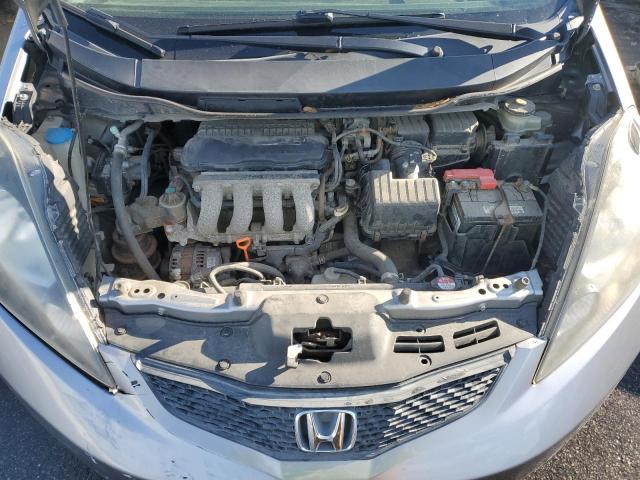 JHMGE8G27AC014580 - 2010 HONDA FIT SILVER photo 11