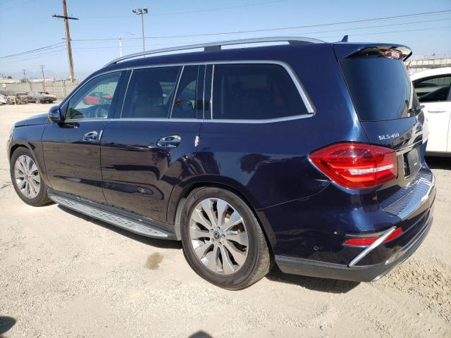 4JGDF6EE8JB043350 - 2018 MERCEDES-BENZ GLS 450 4MATIC BLUE photo 2