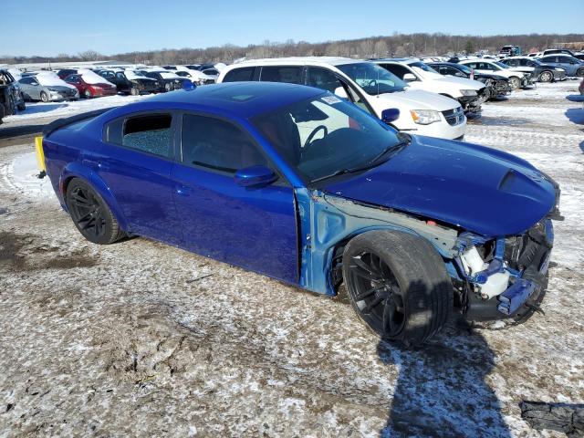 2C3CDXGJ8LH148345 - 2020 DODGE CHARGER SCAT PACK BLUE photo 4