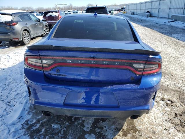 2C3CDXGJ8LH148345 - 2020 DODGE CHARGER SCAT PACK BLUE photo 6