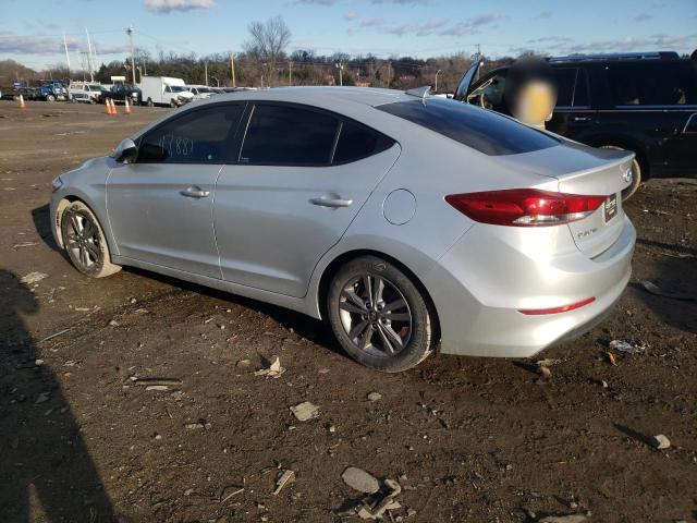 5NPD84LF6JH249117 - 2018 HYUNDAI ELANTRA SEL SILVER photo 2