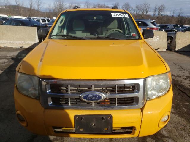 1FMCU4K37BKA45648 - 2011 FORD ESCAPE HYBRID YELLOW photo 5