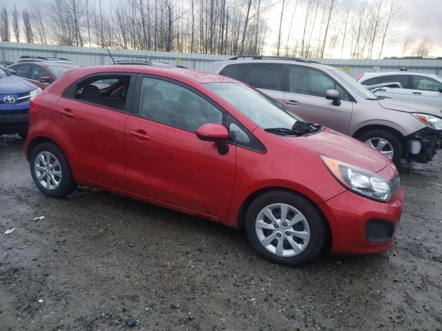 KNADM5A35D6292465 - 2013 KIA RIO LX RED photo 4