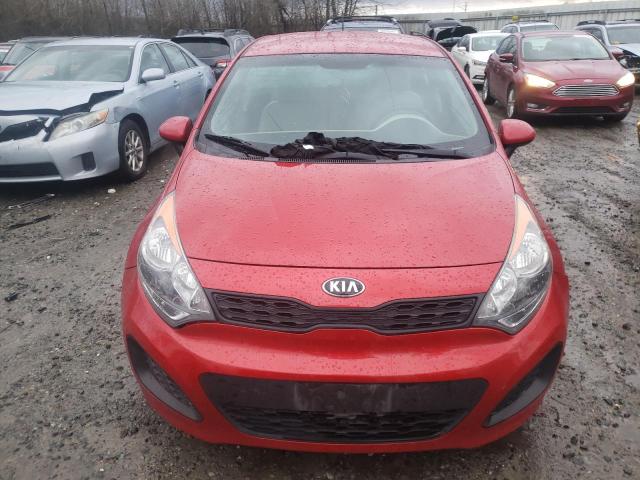 KNADM5A35D6292465 - 2013 KIA RIO LX RED photo 5