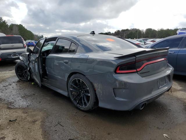 2C3CDXGJ7JH157020 - 2018 DODGE CHARGER R/T 392 GRAY photo 2