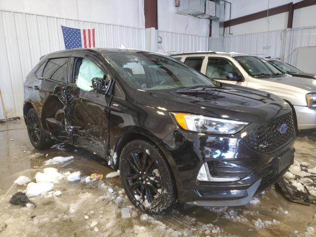 2FMPK4J90NBA40268 - 2022 FORD EDGE SEL BLACK photo 4