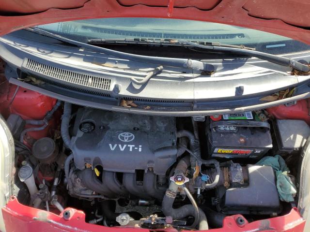 JTDJT923775101086 - 2007 TOYOTA YARIS RED photo 11