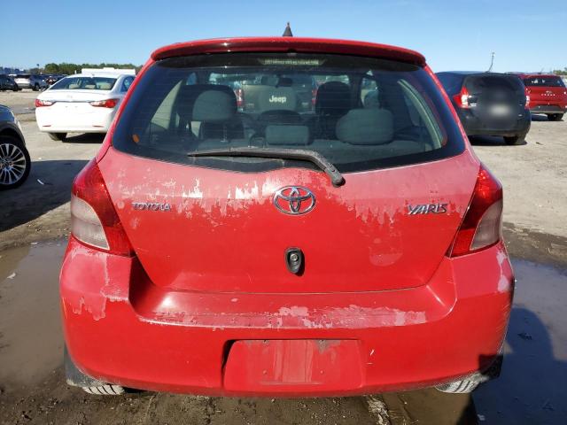 JTDJT923775101086 - 2007 TOYOTA YARIS RED photo 6