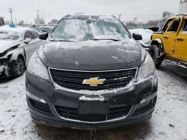 1GNKRFED6EJ179831 - 2014 CHEVROLET TRAVERSE LS BLACK photo 5