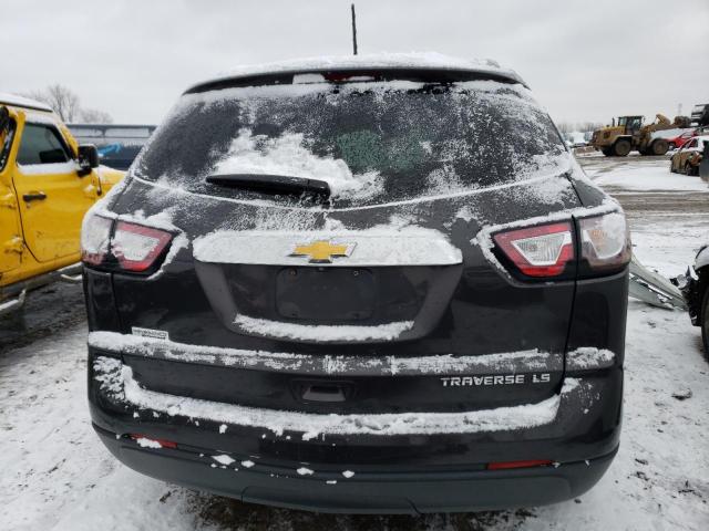 1GNKRFED6EJ179831 - 2014 CHEVROLET TRAVERSE LS BLACK photo 6