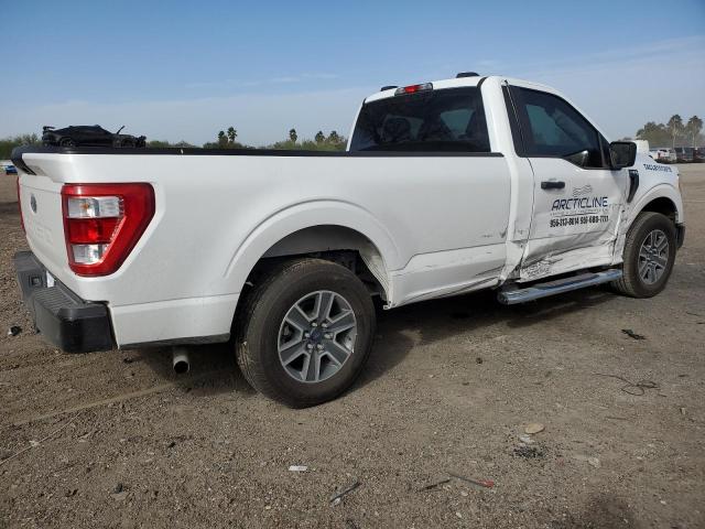 1FTMF1CB7MKE77070 - 2021 FORD F150 WHITE photo 3