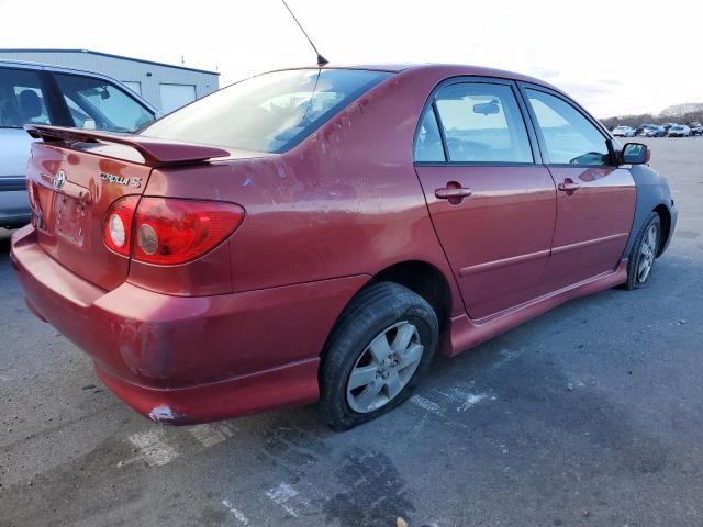 2T1BR32E87C802062 - 2007 TOYOTA COROLLA CE RED photo 3