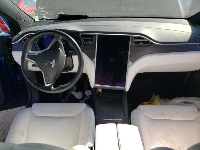 5YJXCAE26GF020416 - 2016 TESLA MODEL X BLUE photo 8