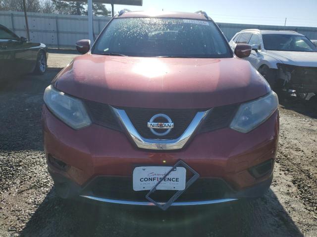 KNMAT2MT2FP573848 - 2015 NISSAN ROGUE S BURGUNDY photo 5