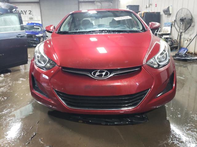 5NPDH4AE0GH712579 - 2016 HYUNDAI ELANTRA SE RED photo 5