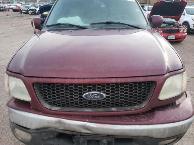 1FTRW08L23KA57006 - 2003 FORD F150 SUPERCREW RED photo 11