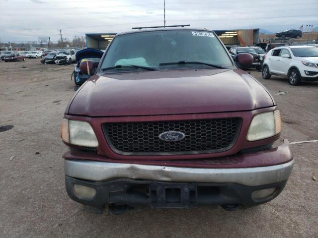 1FTRW08L23KA57006 - 2003 FORD F150 SUPERCREW RED photo 5