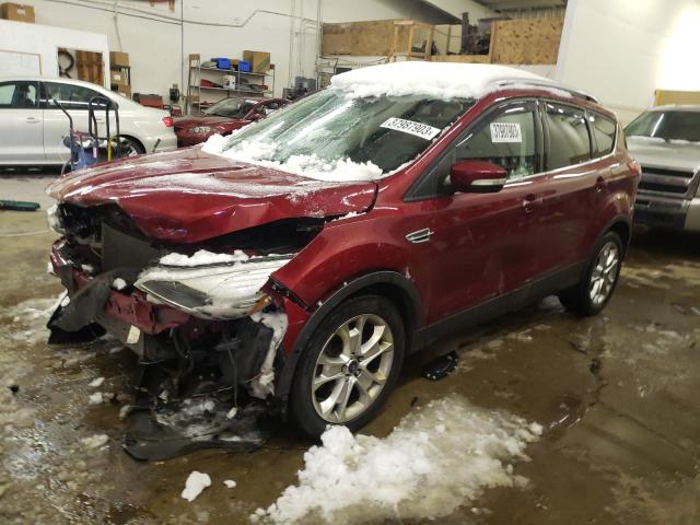 1FMCU9J91FUA43147 - 2015 FORD ESCAPE TITANIUM RED photo 1