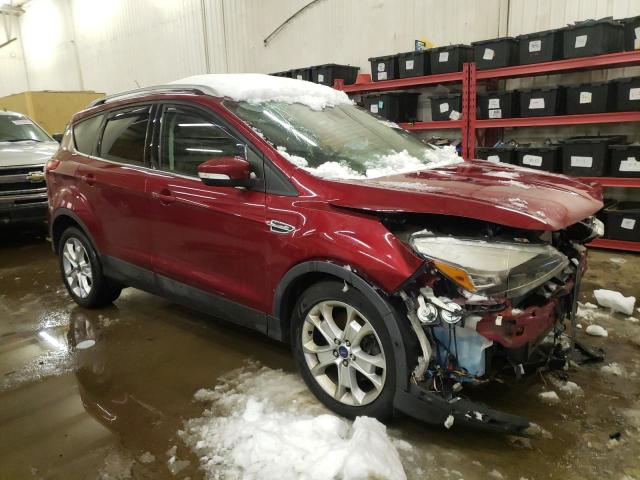 1FMCU9J91FUA43147 - 2015 FORD ESCAPE TITANIUM RED photo 4