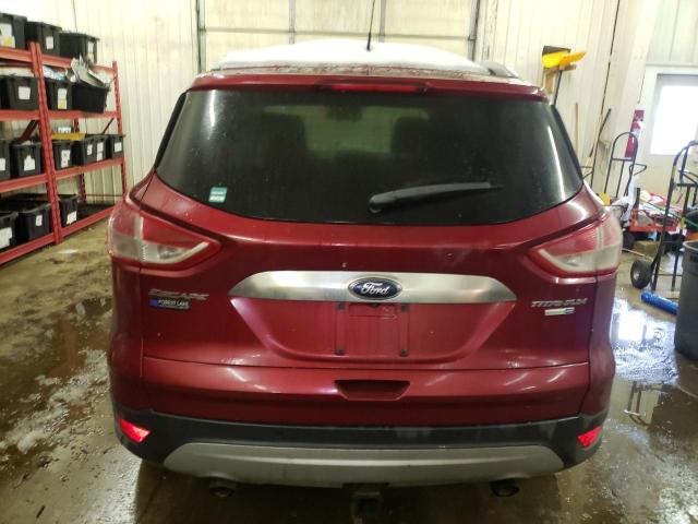 1FMCU9J91FUA43147 - 2015 FORD ESCAPE TITANIUM RED photo 6