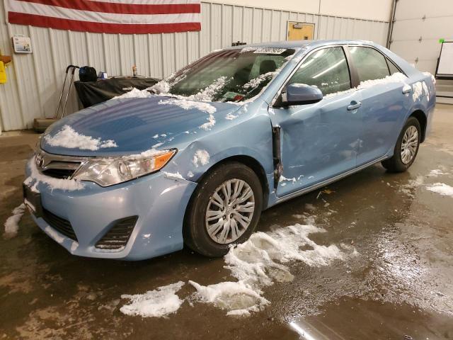 4T4BF1FK3CR252085 - 2012 TOYOTA CAMRY BASE BLUE photo 1