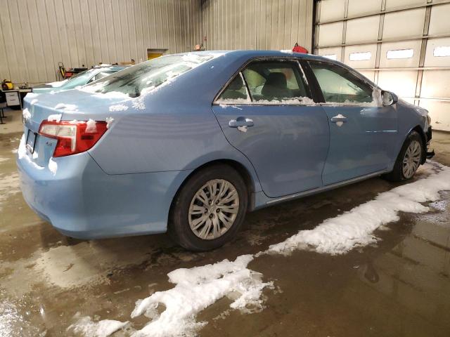4T4BF1FK3CR252085 - 2012 TOYOTA CAMRY BASE BLUE photo 3