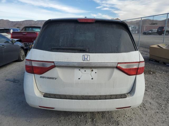 5FNRL5H64BB048609 - 2011 HONDA ODYSSEY EXL WHITE photo 6