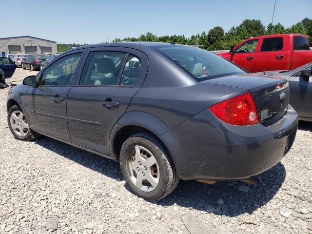 1G1AK58F187322744 - 2008 CHEVROLET COBALT LS GRAY photo 3