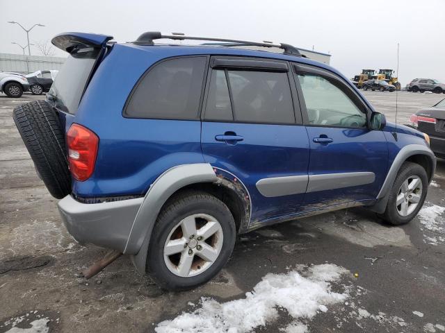 JTEHD20V140022671 - 2004 TOYOTA RAV4 BLUE photo 3