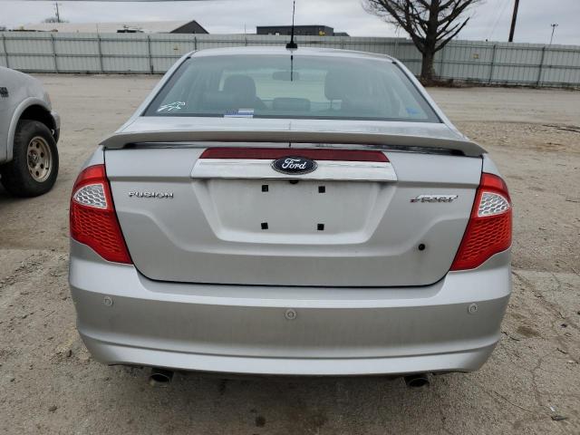 3FAHP0KC1AR249498 - 2010 FORD FUSION SPORT SILVER photo 6